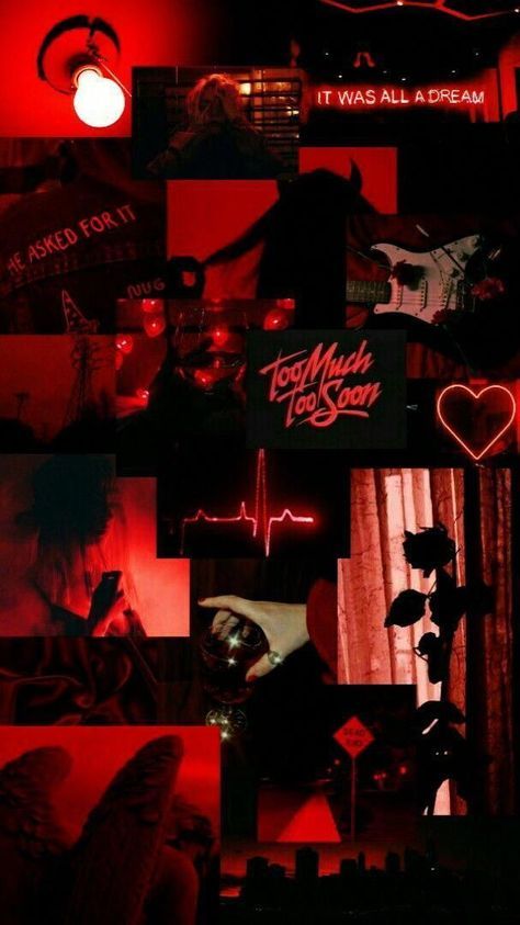 Featured image of post Baddie Red Aesthetic Collage Wallpaper