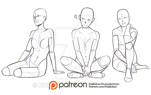 Featured image of post Sitting Pose Reference Drawing